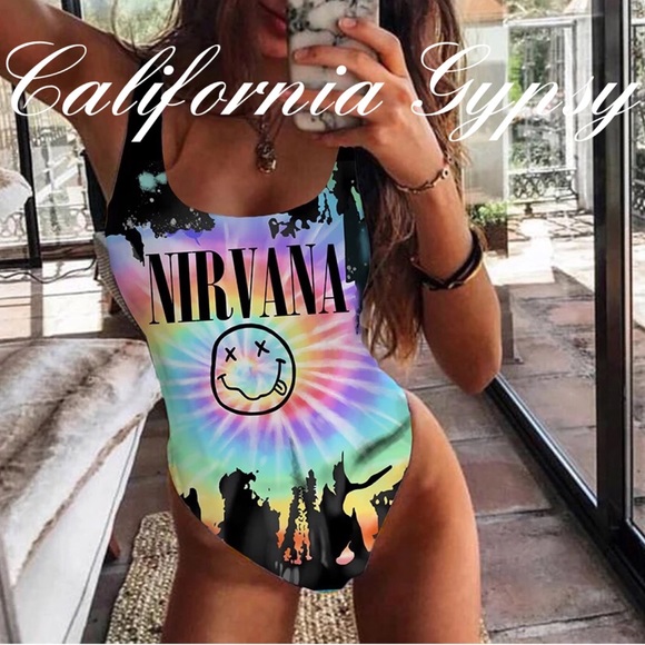 NO BRAND Other - Nirvana Tie dye Swimsuit